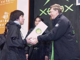 Microsoft's Xbox video console goes on sale in Japan